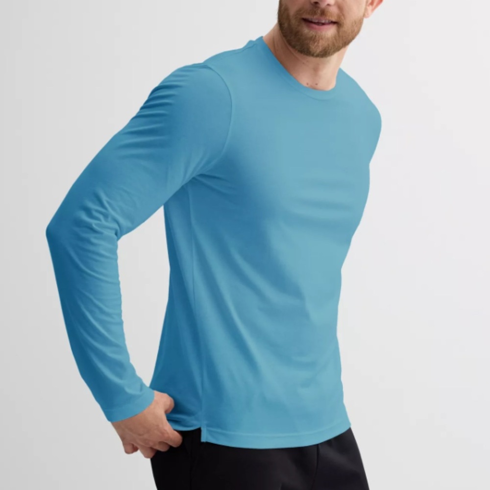 Tek Gear Long Sleeve Essential Gear Active Athletic Tee Shirt
